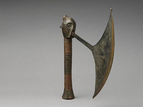 Ceremonial Axe, Wood, metal, Teke peoples