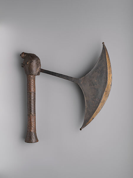Ceremonial Axe, Wood, metal, Teke peoples