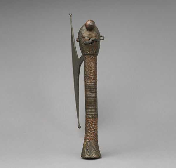 Ceremonial Axe, Wood, metal, Teke peoples
