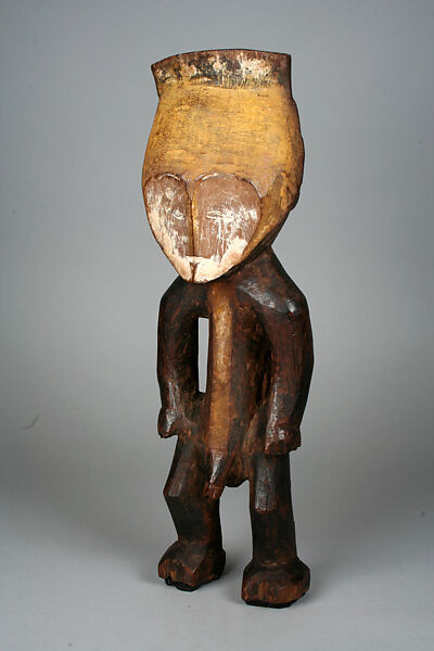 Figure: Male (Ofika), Wood, pigment, Mbole peoples 