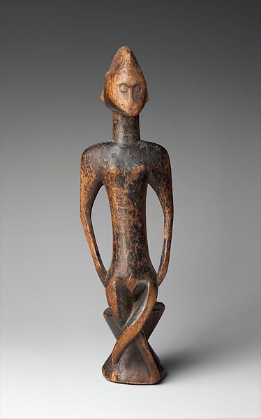 Seated Female Figure, Wood, Senufo peoples 