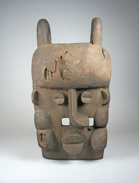 Mask, Wood, Ibibio peoples 