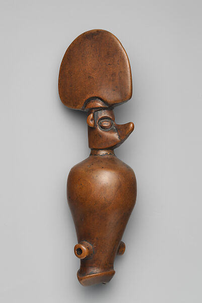 Ndemba (hunting whistle), Yaka artist, Wood, Yaka peoples