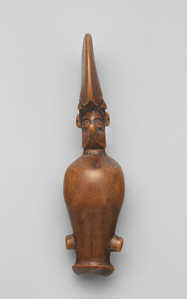 Ndemba (hunting whistle), Yaka artist, Wood, Yaka peoples