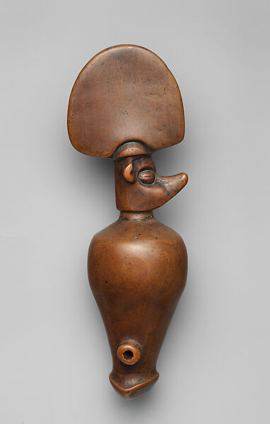 Figurative Whistle (Ndemba), Wood, Yaka peoples 