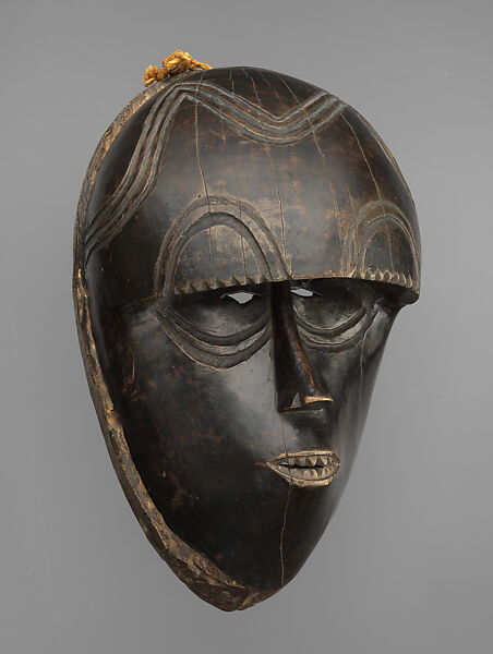 Face mask, Guro artist, Wood, pigment, Guro