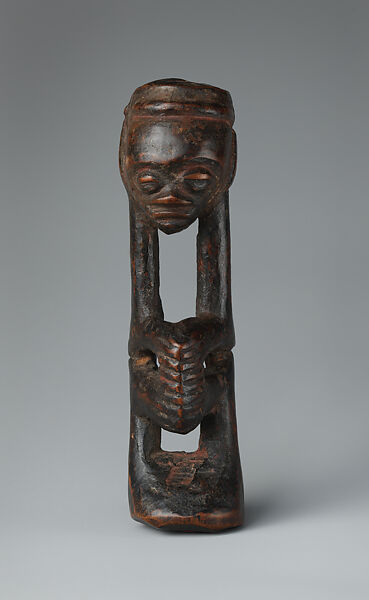 Figure, Wood, kaolin (?), Luluwa peoples 