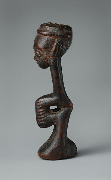 Figure, Wood, kaolin (?), Luluwa peoples