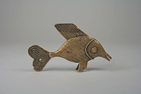 Gold Weight: Fish, Brass, Asante 