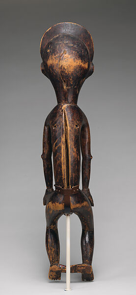 Ofika (hanging figure), Mbole artist, Wood, pigment, Mbole peoples