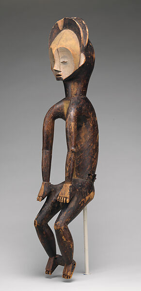 Ofika (hanging figure), Mbole artist, Wood, pigment, Mbole peoples