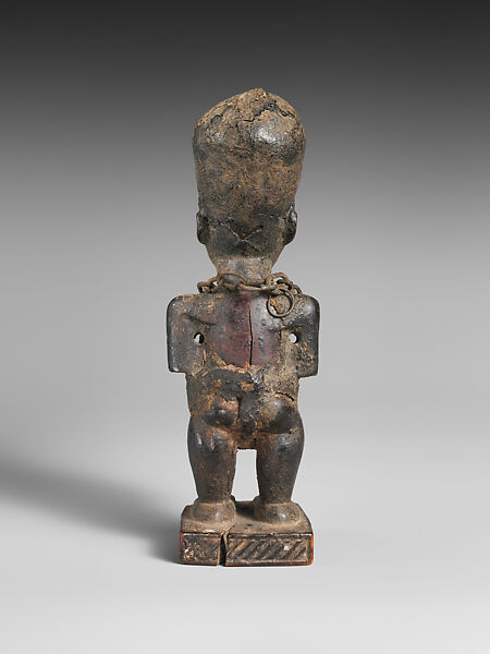Power Figure: Male (Nkisi), Wood, glass, metal, cloth, organic matter, Kongo peoples