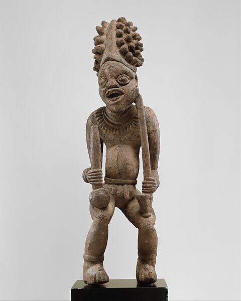 Commemorative Figure (Lefem), Wood, organic matter, fiber, Bangwa 