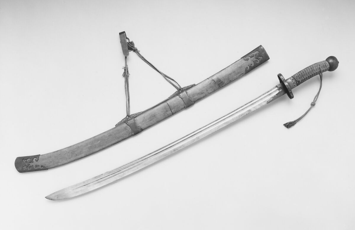 Sword with Scabbard and Belt Hook, Chinese