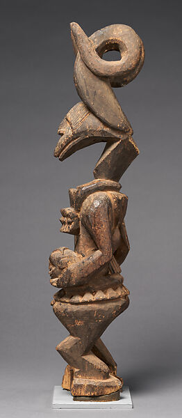 Ìkéǹgà shrine figure, Igbo artist, Wood, Igbo peoples