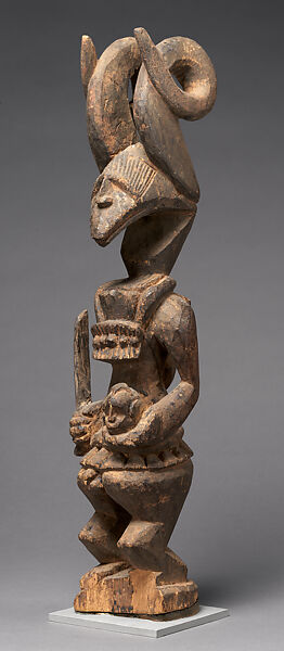 Ìkéǹgà shrine figure, Igbo artist, Wood, Igbo peoples