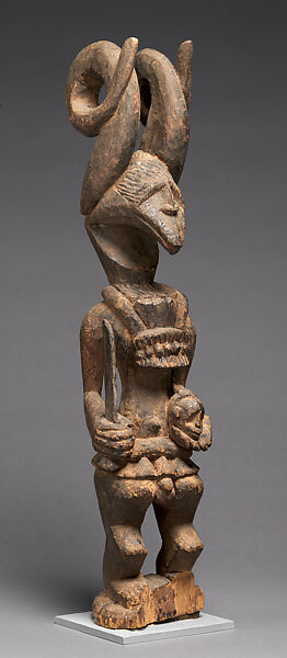 Ìkéǹgà shrine figure, Igbo artist, Wood, Igbo peoples