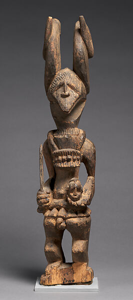 Shrine Figure (Ikenga), Wood, Igbo peoples 