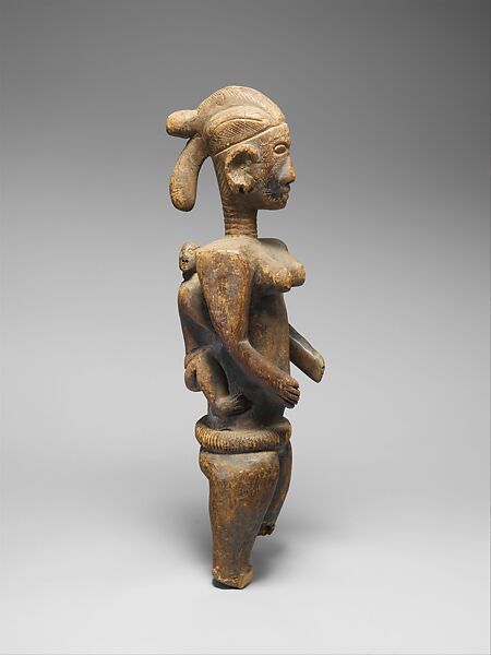 Figure: Mother and Child, Wood, Ankwe peoples 