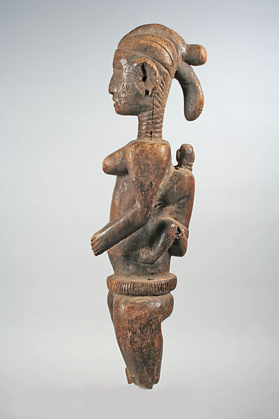 Maternity figure, Goemai artist, Wood, Ankwe peoples