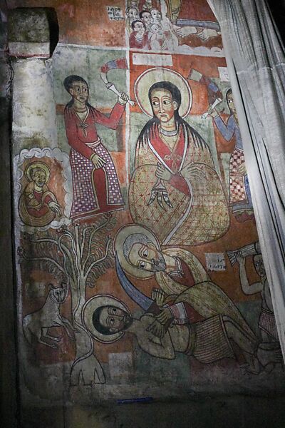 Ceremonial Whisk (čera or chira), Metal, hair, pigment, Ethiopian