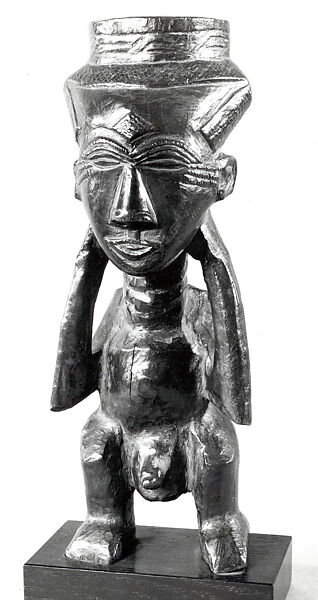 Vessel: Figure, Wood, Kuba peoples 