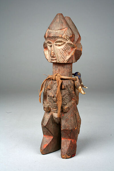 Figure: Janus, Wood, beads, teeth, cloth, pigment, Teke peoples 