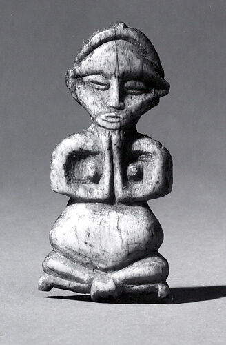 Amulet: Seated Female Figure