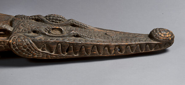 Canoe Prow, Wood, cowrie shells, Iatmul people