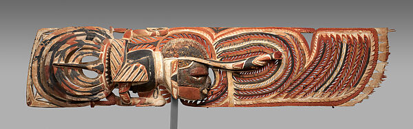 Funerary Carving (Malagan), Wood, paint, shell, Northern New Ireland 