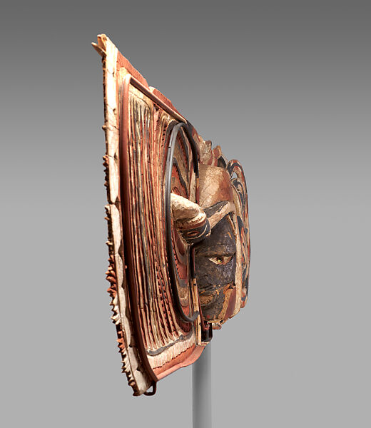 Funerary Carving (Malagan), Wood, paint, shell, Northern New Ireland