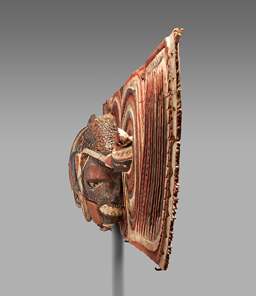 Funerary Carving (Malagan), Wood, paint, shell, Northern New Ireland