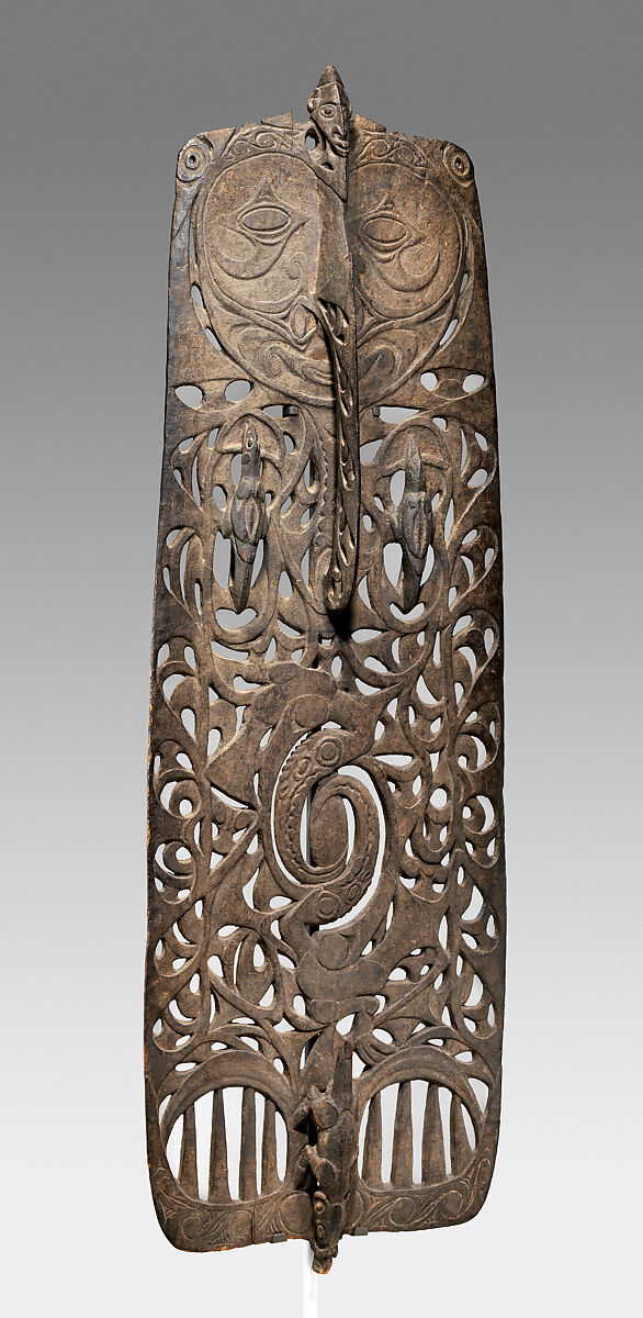 Ceremonial Board (Malu), Wood, Sawos people