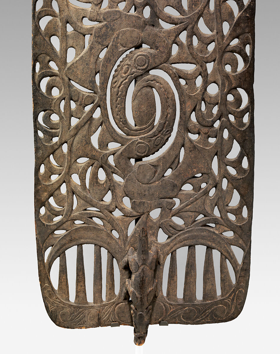 Ceremonial Board (Malu), Wood, Sawos people