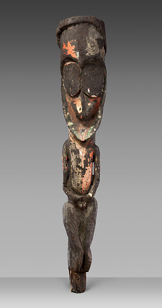 Grade Figure (Maghe ne Naun or Maghe ne Hivir), Fernwood, earth, paint, Ambrym Island 