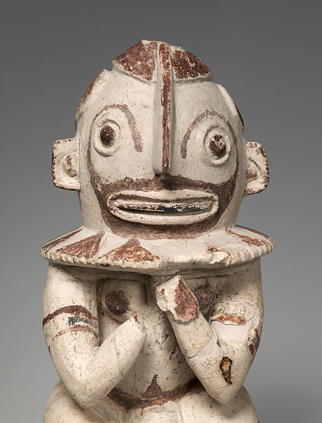 Funerary Figure (Kulap), Chalk, paint, Southern New Ireland