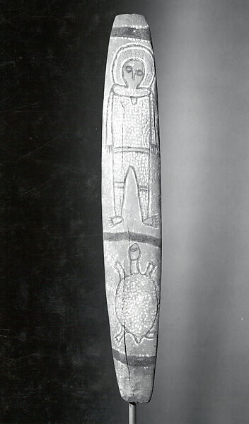 Shield, Wood, paint, Wunambal or Worora