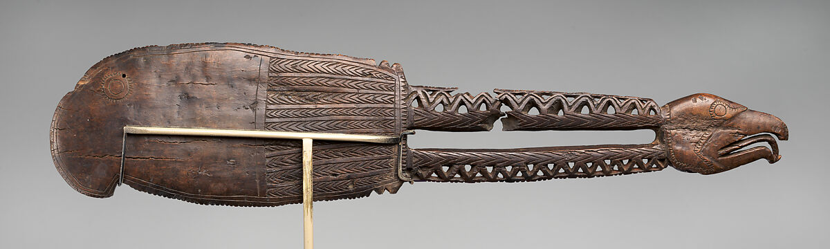 Dugong Hunting Charm, Wood, Kiwai people