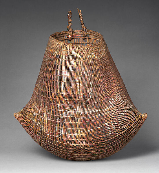 Basket (Jawun), Fiber, paint, Northern Queensland people 