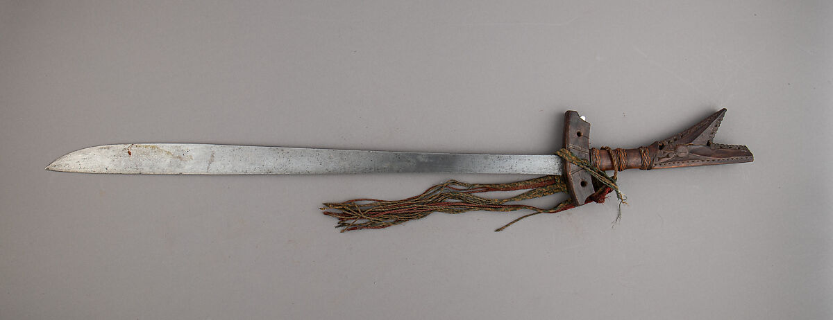 Sword (Campilan), Wood, textile, Malayan