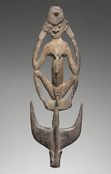 Suspension Hook (Samban or Tshambwan), Wood, Iatmul people 