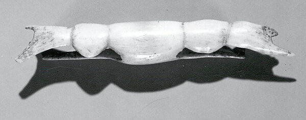 Nose Ornament (Maka [?]), Pig bone, Asmat people 