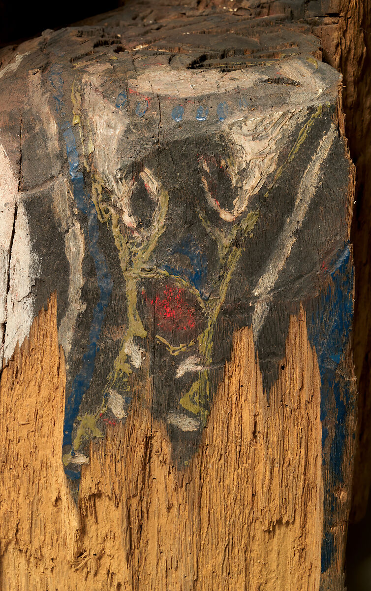 Ancestor figure, Kambot artist, Wood, paint, fiber, Kambot people