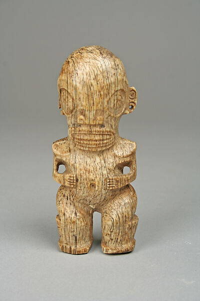 Male Figure (Tiki), Whalebone, Marquesan (Enata) people 