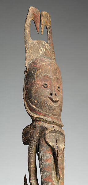 Figure (Nggwalndu), Wood, paint, Abelam people