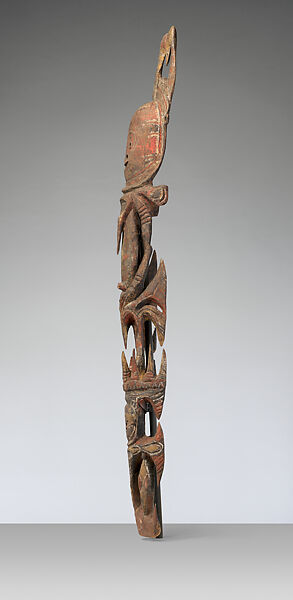 Figure (Nggwalndu), Wood, paint, Abelam people