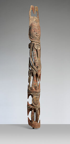 Figure (Nggwalndu), Wood, paint, Abelam people
