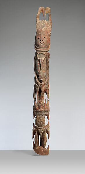 Figure (Nggwalndu), Wood, paint, Abelam people 