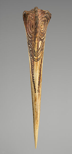 Dagger, Cassowary bone, Iatmul people 