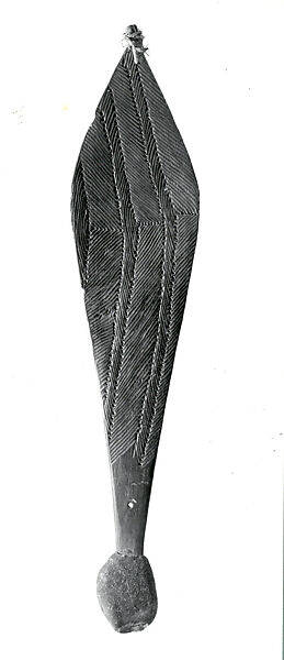 Spear Thrower, Wood, stone, spinifex resin, sinew, Kalgoorlie (?)